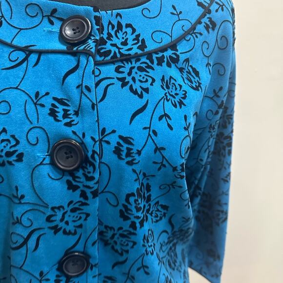 Elementz XL Blue and Black Womans Jacket - Picture 3 of 8